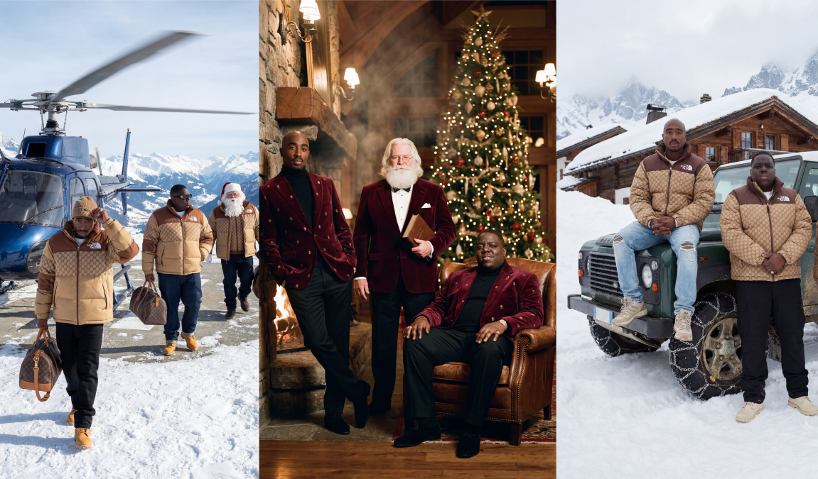 Tupac, Biggie & Santa in Winter Fashion - Prompts + How To